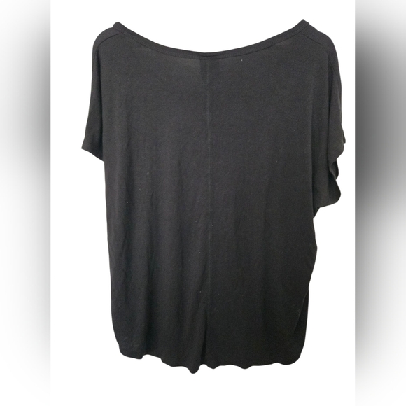 Bobeau Black Relaxed Short Sleeve Tee Size XL - Picture 2 of 4